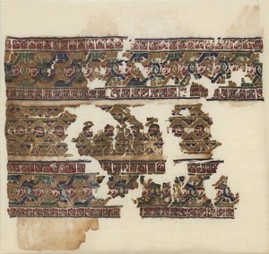 Tiraz con bande a guilloche, 1075-1125 da Unbekannt