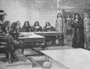 Titus Oates davanti al Consiglio Privato