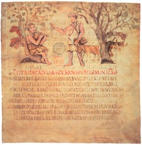 Titiro che suona il flauto, V secolo