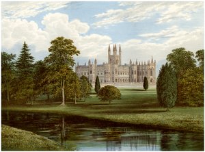 Toddington Park, Gloucestershire, casa di Lord Sudeley, c1880