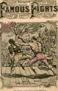 Seconda battaglia di Tom Cribb con Molineaux, 1811 fine XIX o inizio XX secolo da Unbekannt