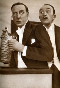 Tom Walls e Ralph Lynn, attori inglesi, 1933 da Unbekannt