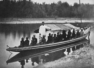 Canoa di Tom West Indias, Nuovo Calabar, Nigeria meridionale, 1912 da Unbekannt