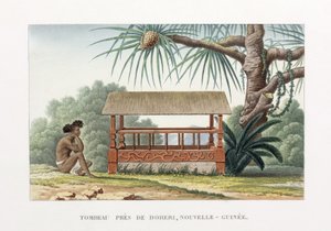 Tomba vicino a Doreri, Nuova Guinea da Unbekannt