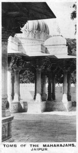 Tomba dei maharaja, Jaipur, Rajasthan, India da Unbekannt