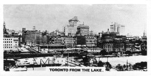 Toronto dal lago, Canada, c1920 da Unbekannt