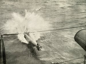 Siluro che entra in acqua, 1919