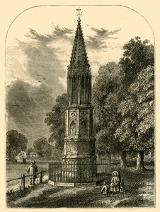 Tottenham High Cross, 1820, c1876