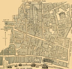 Tower Street Ward, c1872 da Unbekannt