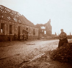 Municipio di Ablain-Saint-Nazaire, Francia settentrionale, c1914-c1918