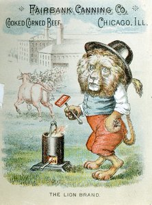 Cartolina commerciale per la Fairbank Canning Company, Chicago, Illinois da Unbekannt