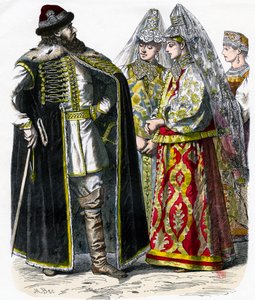 Costume tradizionale russo da Unbekannt