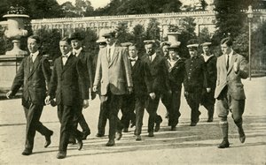 Addestramento delle reclute nella Royal Naval Volunteer Reserve, Prima Guerra Mondiale, 1914, c1920 da Unbekannt