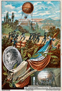 Trasporto del pallone Entreprenant da Mauberge a Charleroi, 1794 da Unbekannt