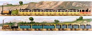 Viaggio sulla ferrovia Liverpool e Manchester, 1831