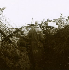 Trincee, Cornille, Francia, c1914-c1918 da Unbekannt