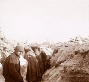 Trincee, Tahure, Francia settentrionale, c1914-c1918 da Unbekannt