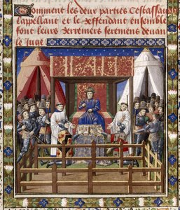 Duello giudiziario, XV secolo da Unbekannt