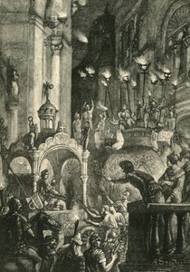 Trionfo di Eraclio a Costantinopoli, 629 d.C., 1890 da Unbekannt