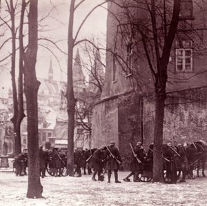 Truppe, Aquisgrana, Germania, c1914-c1918 da Unbekannt