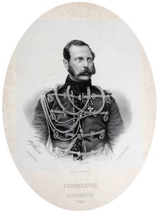 Zar Alessandro II di Russia, 1860s da Unbekannt