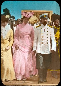 Zar Nicola II di Russia e Zarina Alessandra da Unbekannt