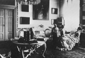 Lo zarevic Alessandro e la granduchessa Maria Feodorovna di Russia da Unbekannt
