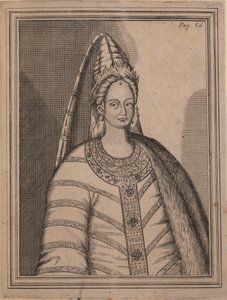Zarina Irina Godunova 1557-1603, moglie dello Zar Feodor I di Russia da Unbekannt