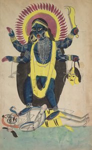 Due aspetti di Kali: Kali che danza su Shiva