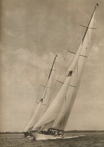 Due famosi yacht in una gara emozionante, 1936