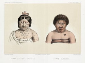Due donne Guaycuru, Sud America, c 1843-1847 da Unbekannt