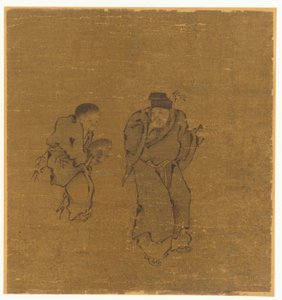Due figure maschili con un rospo, dinastia Ming o Qing, XVII secolo da Unbekannt