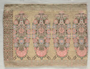 Due pezzi di una sciarpa, 1700 da Unbekannt