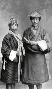 Due uomini del Sikkim, c1910 da Unbekannt