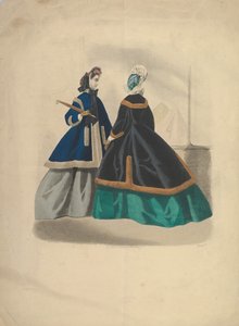 Due donne con cappotti da Unbekannt