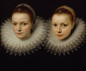 Due sorelle, 1610-1615 da Unbekannt