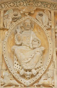 Timpano. Chiesa di San Pietro Carennac Francia