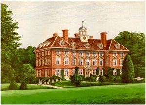 Tyttenhanger Park, Hertfordshire, casa della Contessa di Caledon, c1880 da Unbekannt