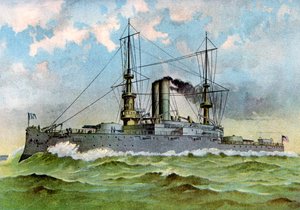 USS Alabama, nave da battaglia americana, 1898