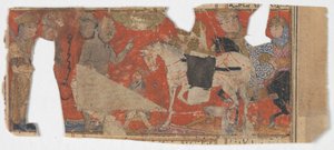 Scena e Frammento di Testo Non Identificati da un Libro di Shahnama, ca. 1330-40 da Unbekannt