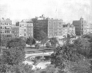 Union Square, New York, USA, c1900 da Unbekannt