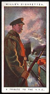 Regno Unito: Una delle ventiquattro carte di sigarette pubblicate nel 1917 dalla Imperial Tobacco Company come tributo allo sforzo bellico delle forze militari e civili
