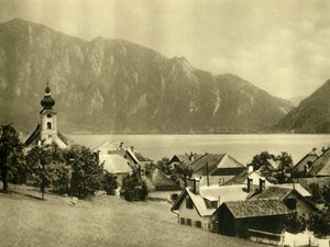 Unterach am Attersee, Alta Austria, c1935 da Unbekannt