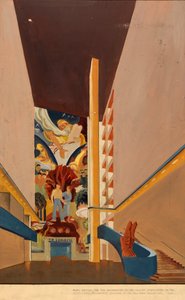 Studio di murale senza titolo, ca. 1939 da Unbekannt