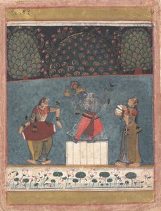 Vasant Ragini: Foglio da una serie ragamala Ghirlanda di Modi Musicali, ca. 1630-40