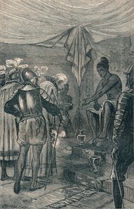 Vasco da Gama Visita il Re, 1904 da Unbekannt