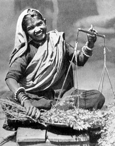 Venditore di verdure, Jaipur, India, 1936