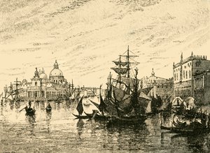 Venezia: Vista dalla Riva degli Schiavoni, 1890