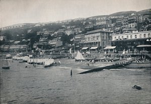Ventnor - Panorama dal mare, 1895 da Unbekannt