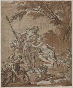 Venere e Adone, 1713 da Unbekannt